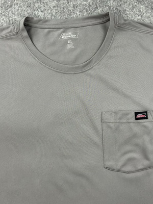 Dickies T-shirt men's 2XL grey with pocket