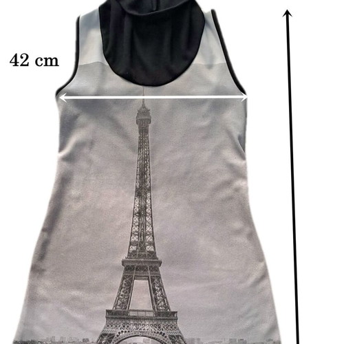 Le Vertige women's dress medium black and gray like new