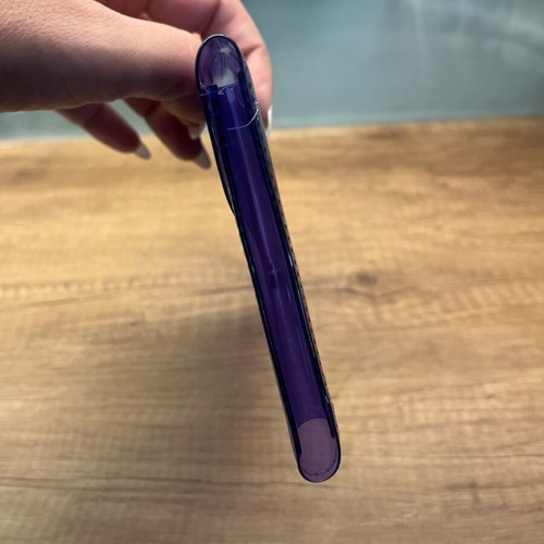 Marc Jacobs purple transparent pouch clutch new