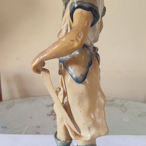 Vintage Italian Capodimonte statue signed F. Merli