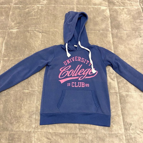 Blue electric sweatshirt used, size S