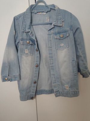 Denim jacket like new, size 104 cm, 4 years old, blue