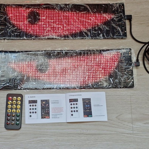 LED Matrix Panels Devil Eye New, 2 pcs, programmable with app and remote