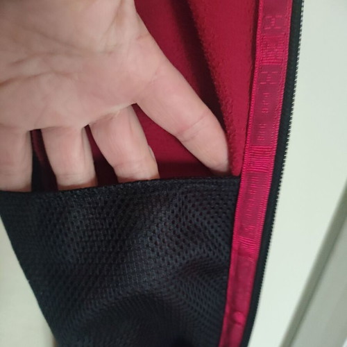 Haglöfs women's fleece deep red size S like new