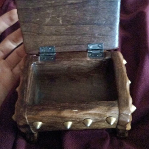 Wooden jewelry box Spanish made like new