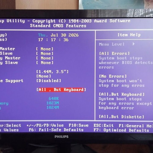Gigabyte GA-8PE800 REV1.1 motherboard used with CPU, fan, and RAM