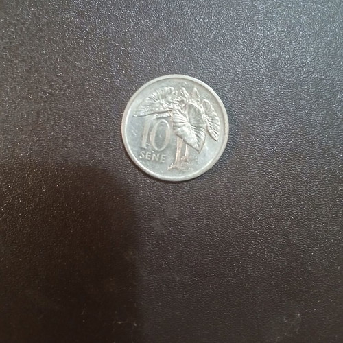 Samoa 10 Sene coin 1993
