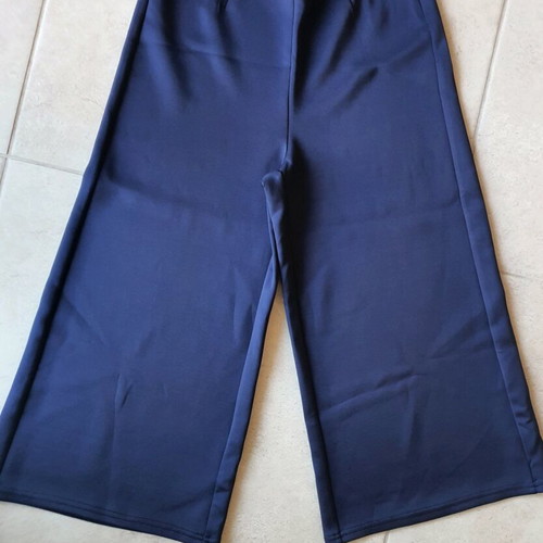 Pink Woman wide-leg pants like new, size S, blue