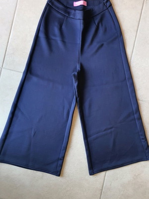 Pink Woman wide-leg pants like new, size S, blue