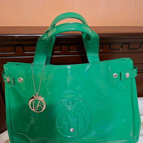Armani Jeans handbag like new, rare green color