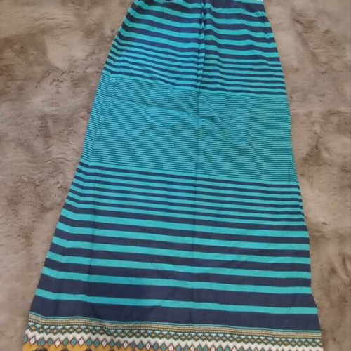 Women's long strapless dress used, size S