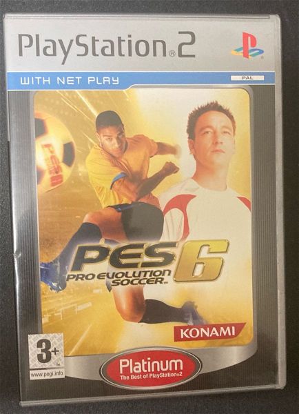  Sony PlayStation 2 KONAMI PES 6 se poli kali katastasi timi 10 evro