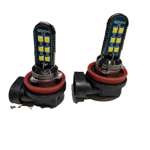 HB3-9005 LED Bulbs 3030 12SMD Super Bright H8 Car Fog Lights, new, 2 pcs