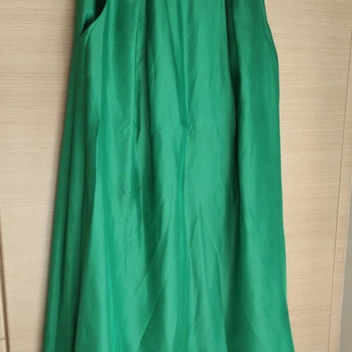 Lynne Emerald Green Satin High-Waisted Skirt new size M/38/10
