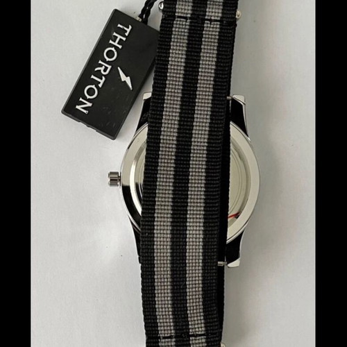 Thorton 9004231 watch new with fabric strap and 30m water resistance