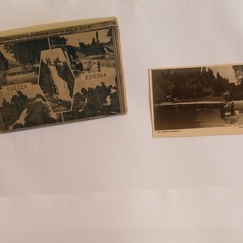 Edessa postcards used, pack of 18, 1970s decade