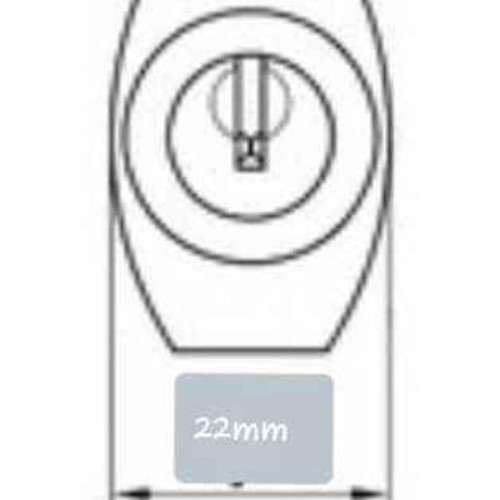 Amig brass high-security padlock 50mm new