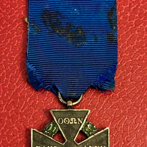 Bavarian Auxiliary Army Medal used, King Otto