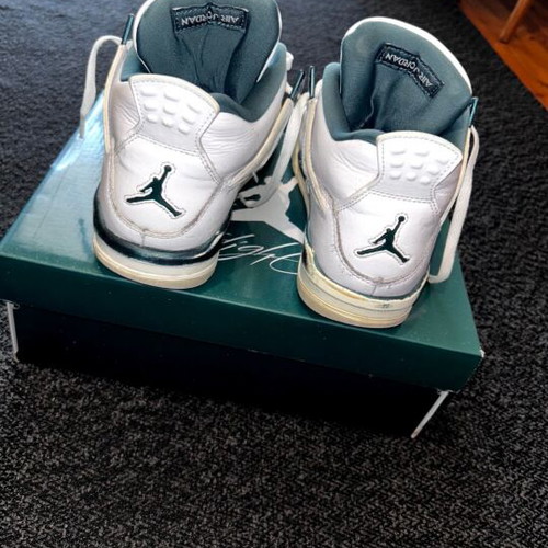 Air Jordan 4 Retro GS "Oxidized Green" sneakers, size 39