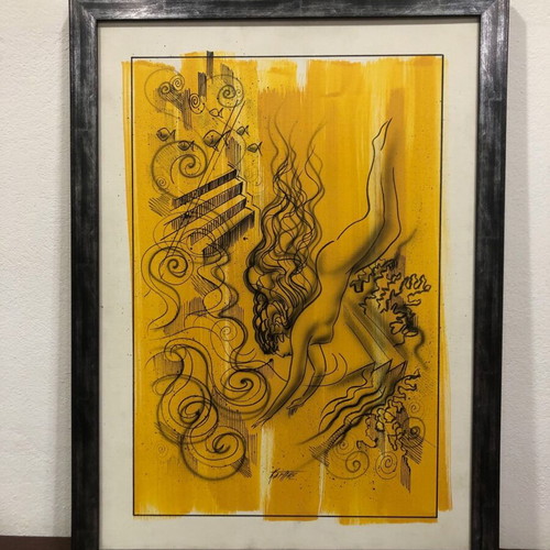 Painting by artist Karpi like new, size 50x70 cm