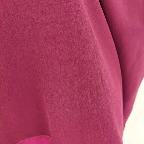 Burgundy blouse dress used, size M