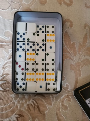 Domino double 6 used, color