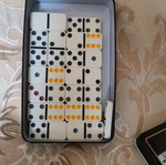 Domino double 6 used, color