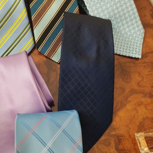 Ties pack of 6 like new, multicolored, mostly silk