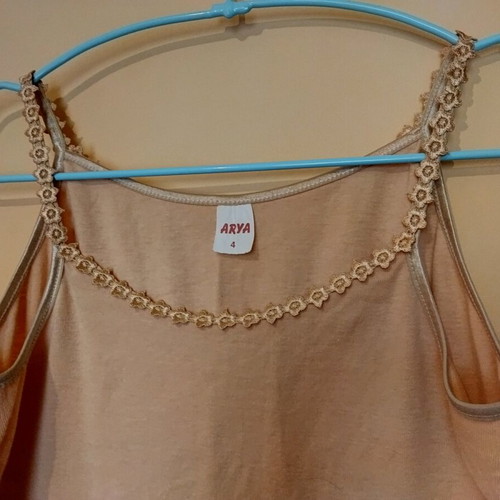 Cotton women's tank top like new, size L