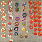 Τάπες Pokemon μεταχειρισμένες, πακέτο όλες μαζί