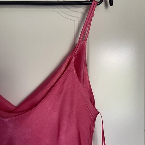 Zara satin dress, pink, size M