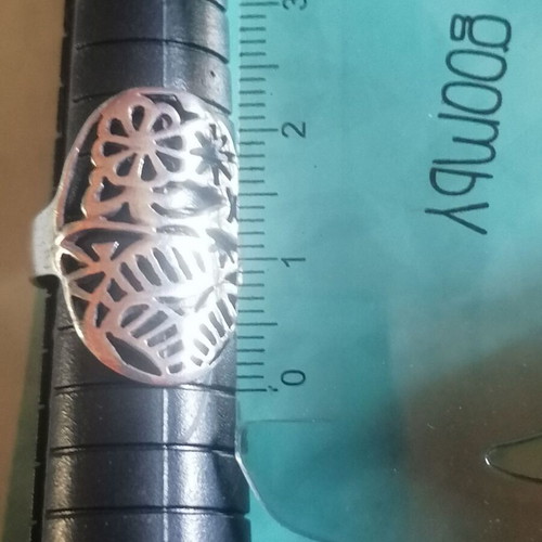 Silver 925 ring flowers new no 51 (US 6)