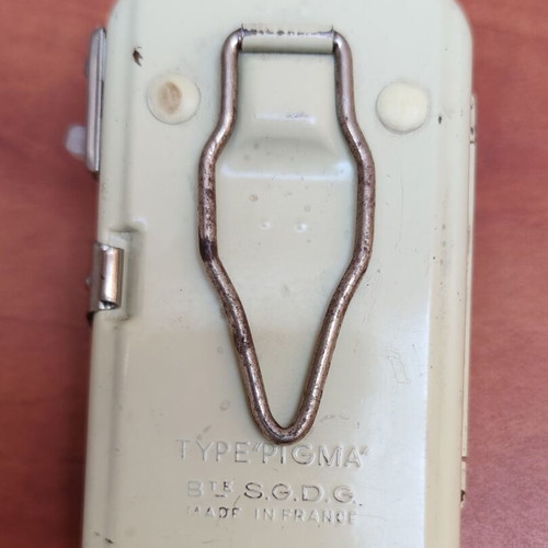 Vintage Wonder Type Pigma French Pocket Flashlight used