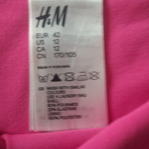 H&M bikini bottoms like new, size 42, pink and orange, set of 2
