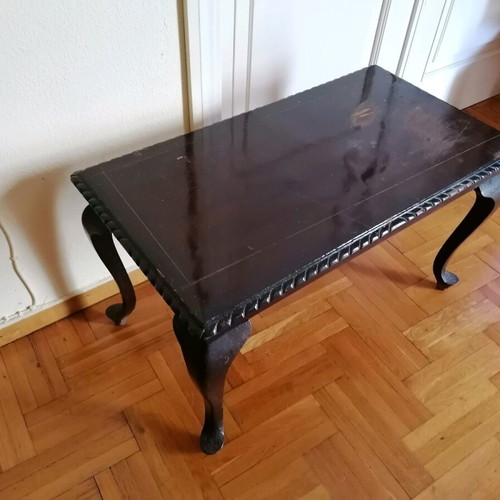 Wooden vintage coffee table used from 1950