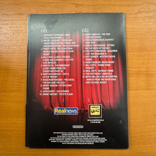 Themes 2CD like new, ultimate TV and cinema hits collection