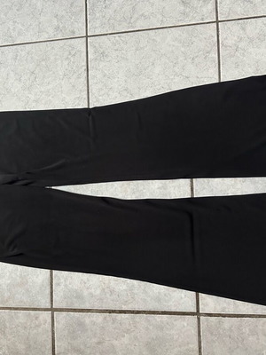 Black flared pants like new with stretch