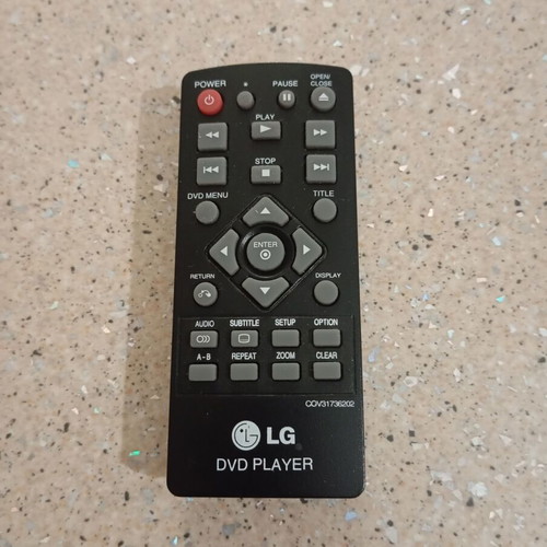 LG DVD Player remote control used