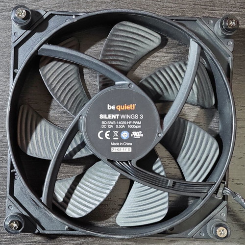 Be Quiet Silent Wings 3 High-Speed Case Fan 140mm used, no LED