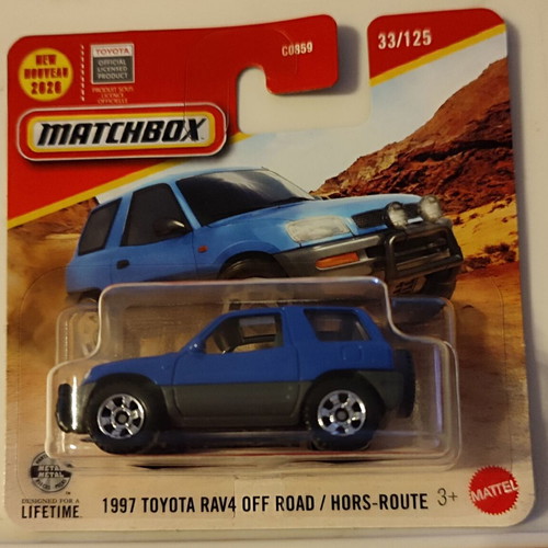 Toyota RAV4 Off Road Matchbox toy car new
