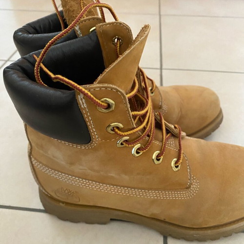 Timberland women's hiking boots like new, orange, size 37.5