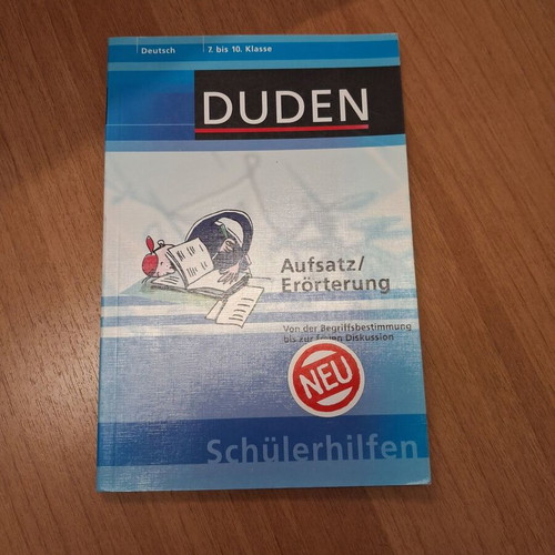 Duden Aufsatz/Erörterung book like new, German