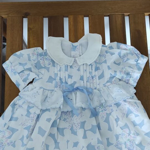 Michel Dali baby set 3–6 months, new vintage style dress with bloomer