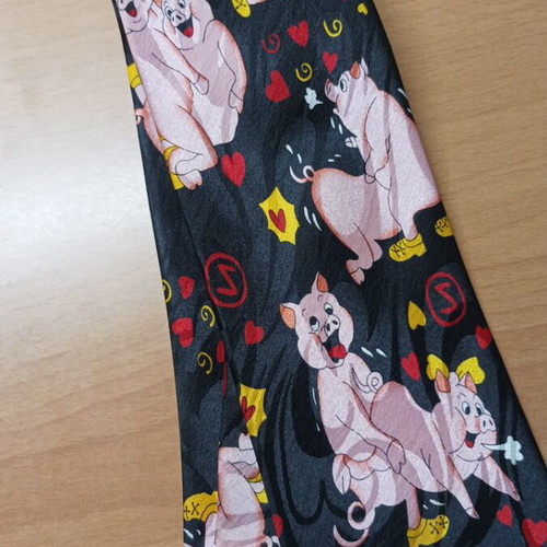 Tie 100% silk new, handmade, black
