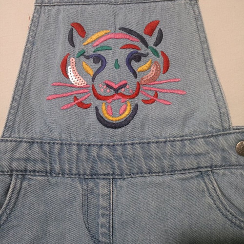 Dpam denim salopette like new, size 110 cm for 5 years old