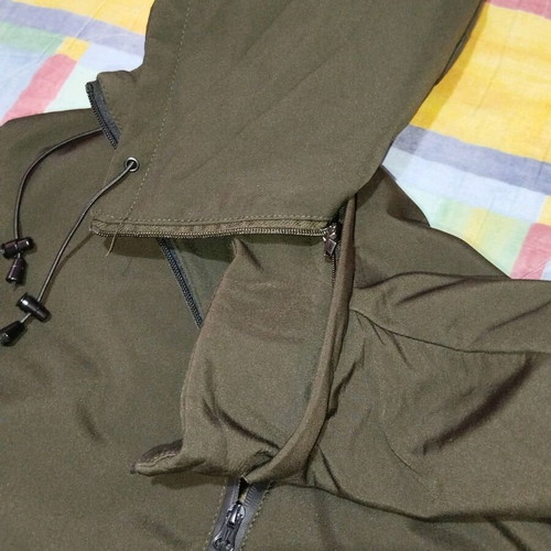 Palablu men's jacket XL like new, brown with detachable hood