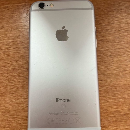 Apple iPhone 6s silver used with box and accessories
