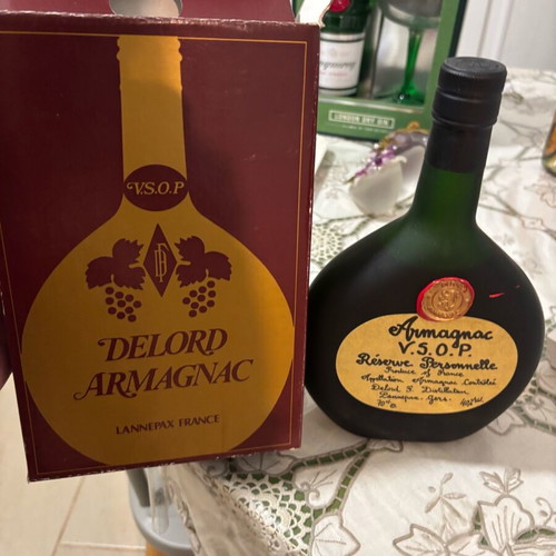 Armagnac VSOP brandy new, sealed in original box