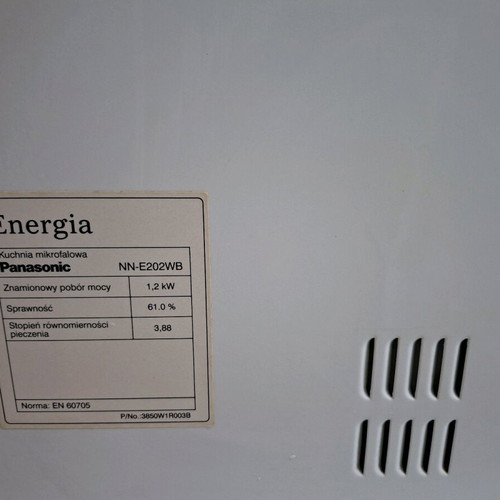 Panasonic microwave oven 20 liters 1200W like new