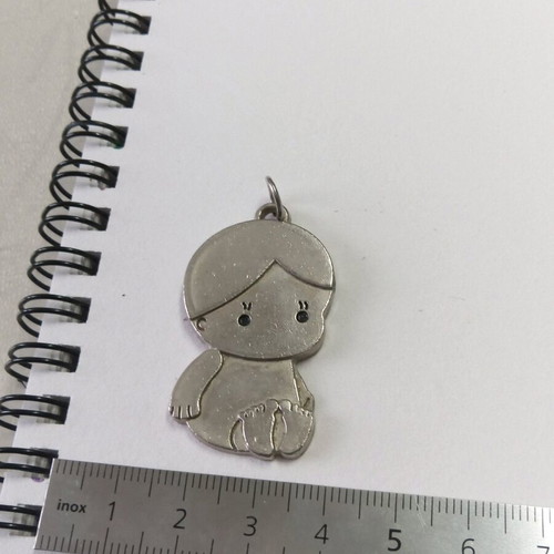 Embossed Baby Motif silver color, like new